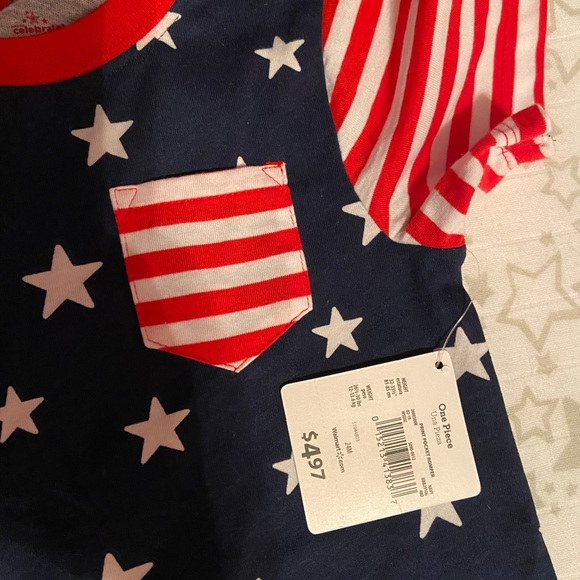 24M July 4th romper brand new NWT - Picture 2 of 4